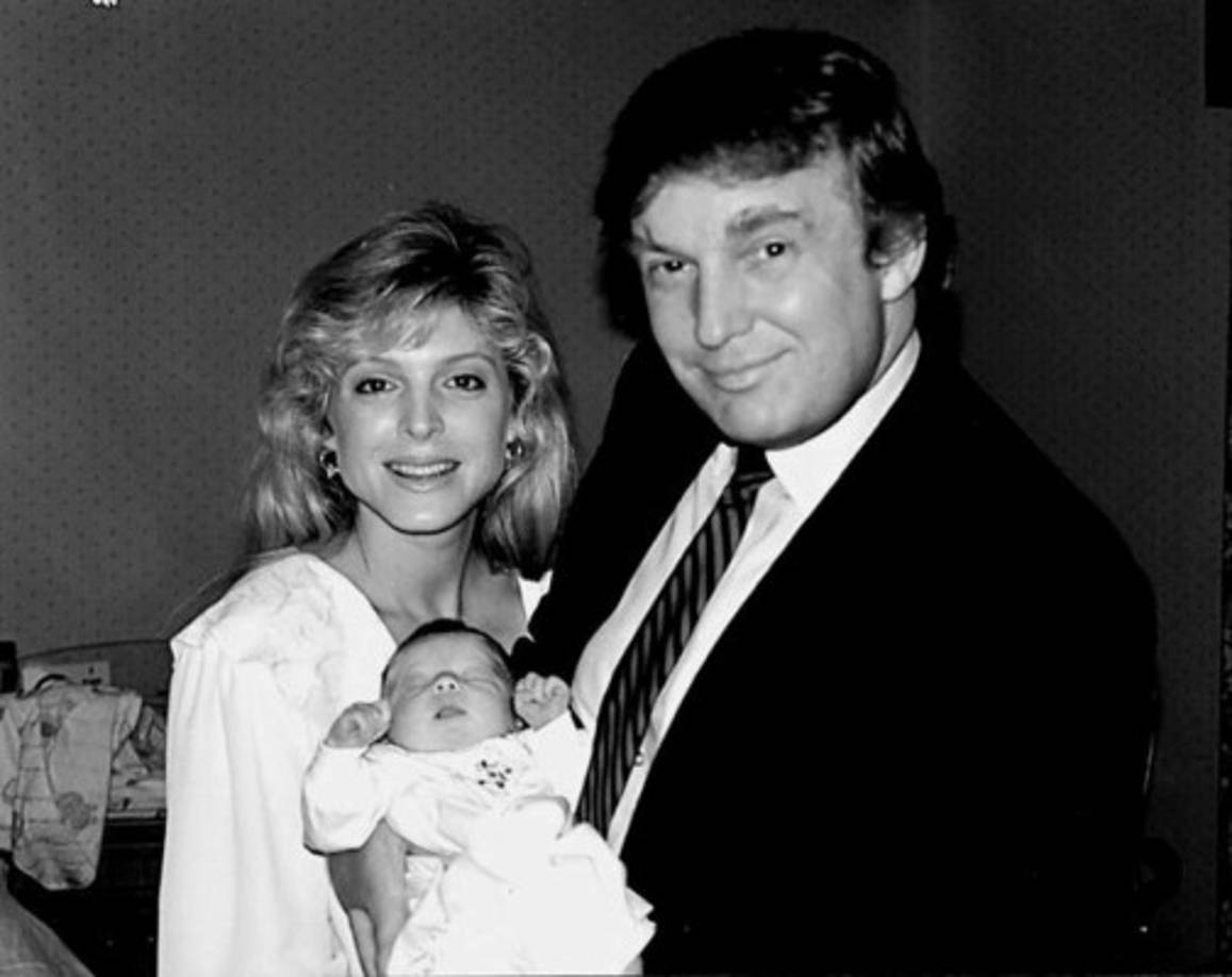 La pareja tuvo una hija, Tiffany Trump.