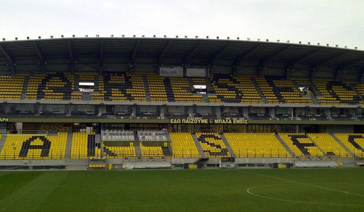 El Estadio Kleanthis Vikelidis cuenta con un aforo para 22,800 personas. Esta es la nueva casa de Luis Palma.