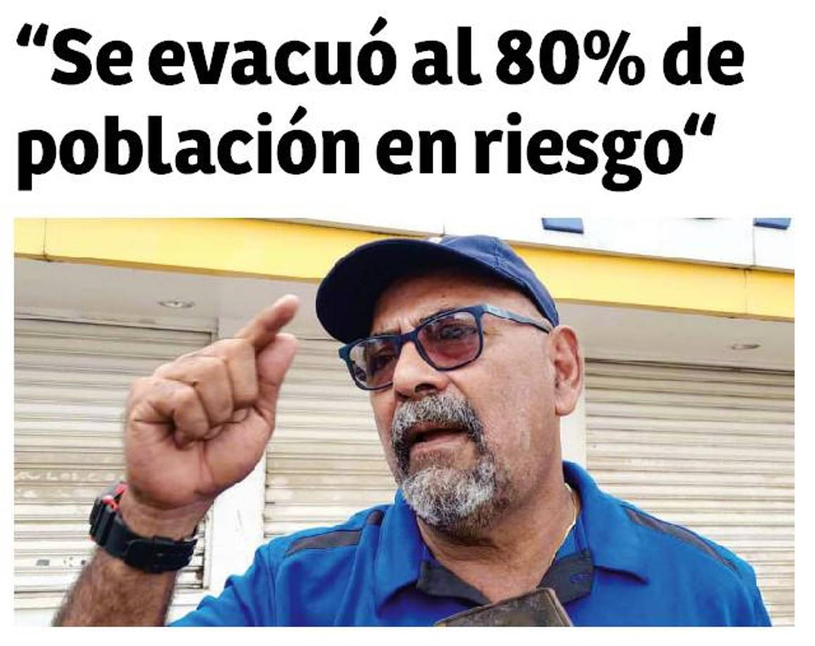 José Delmis Cardona, jefe de la Unidad de Gestión de Riesgo de Copeco y coordinador del comité municipal, expuso que el pasado jueves el río Chamelecón estuvo a 20 centímetros de rebalsarse, por lo que hubo inundaciones sobre todo en la parte baja del municipio; sin embargo, antes ya habían comenzado las evacuaciones, por lo que impacto fue mínimo. Se rompió también en la colonia El Paraíso. 