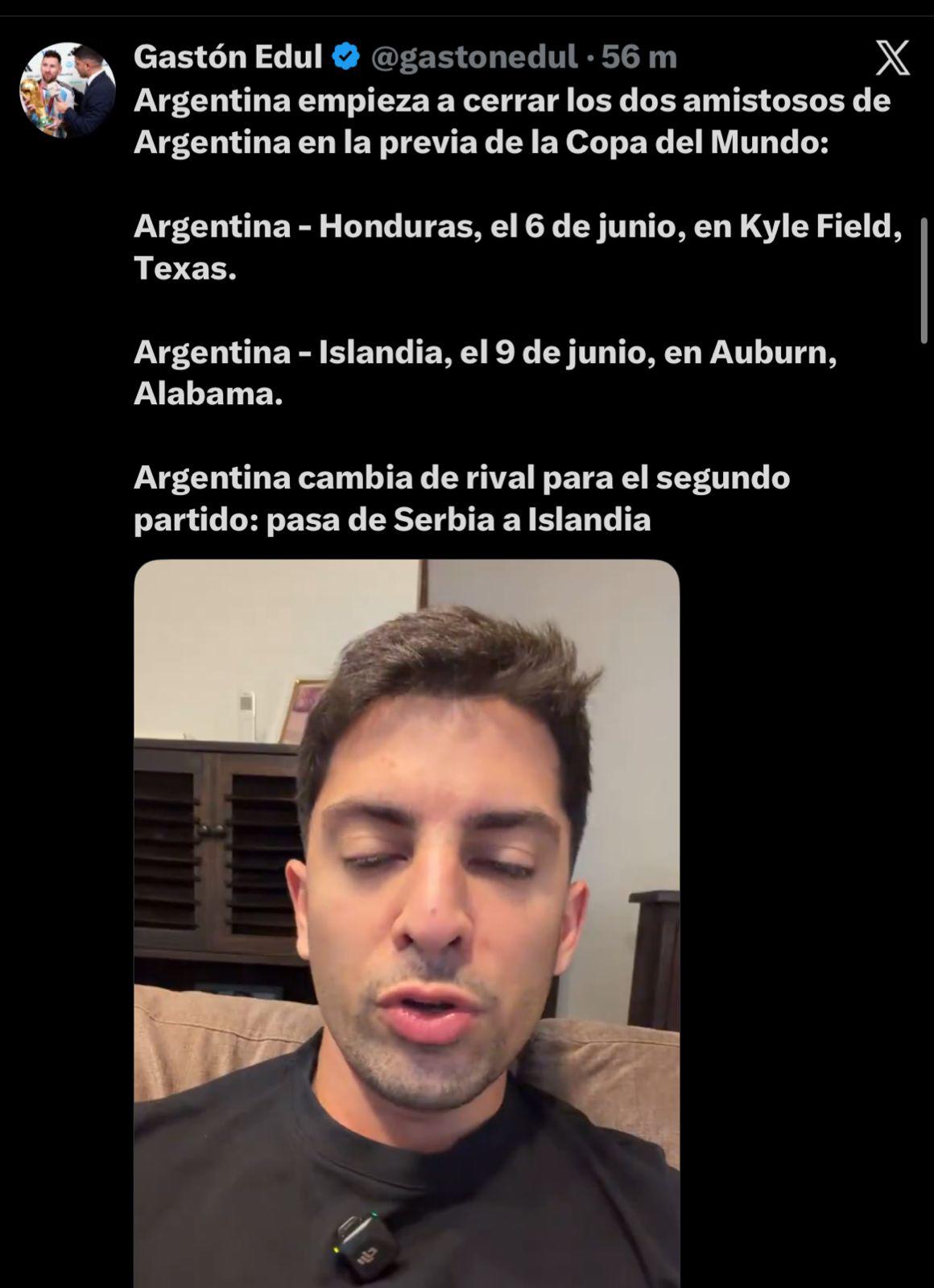 Esto dicen en Argentina por el amistoso vs Honduras; lanzan advertencia