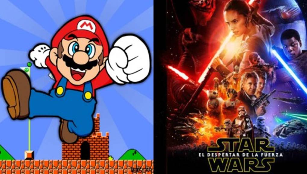 Homenaje a 'Super Mario Bros.' y 'Star Wars'  