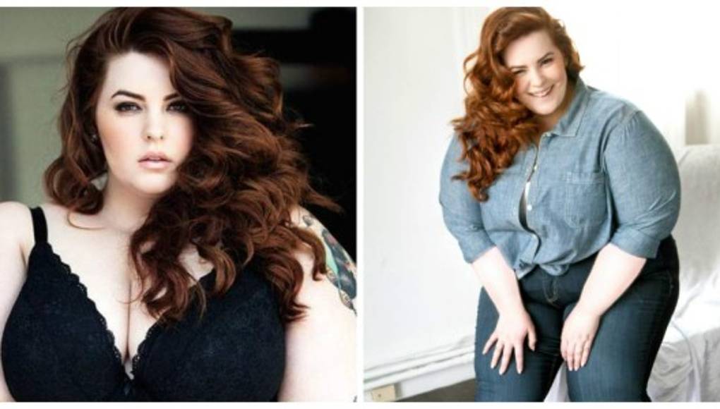 Modelo de tallas grandes está embarazada