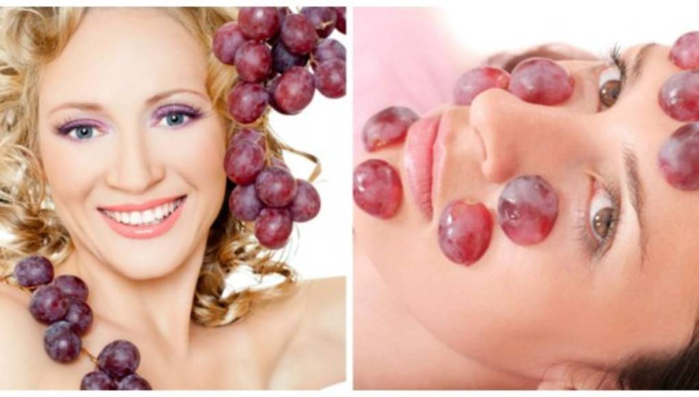Rejuvenezca la piel a base de uva