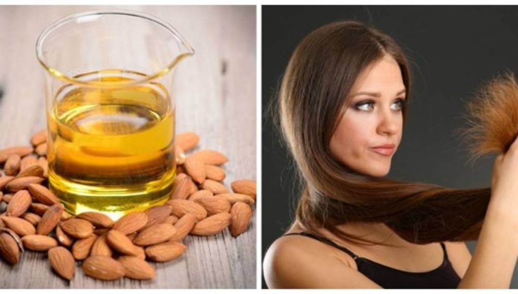 Aceite de almendras para las puntas abiertas