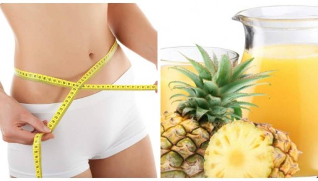 Agua de piña para bajar de peso
