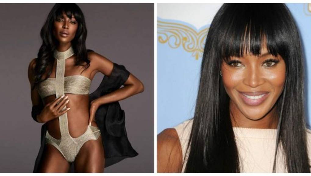 Naomi Campbell en silla de rueda
