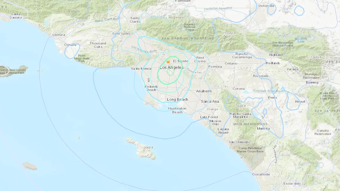Un terremoto de magnitud 4,4 sacude el sur de California