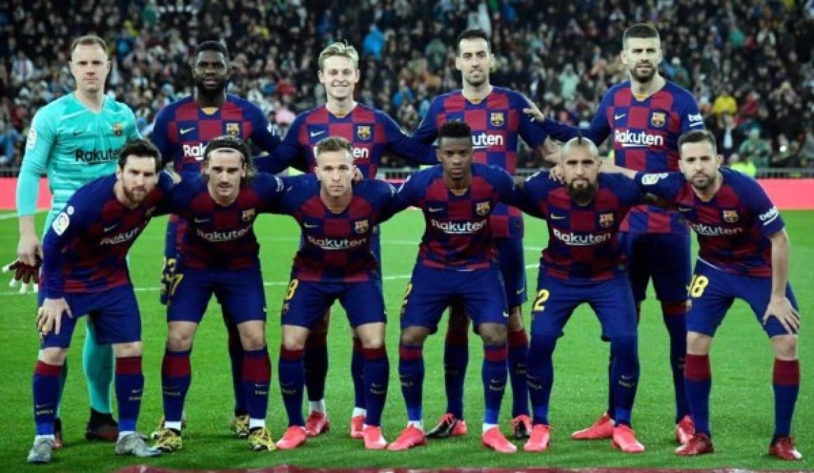 Liga Española - El FC Barcelona lidera en España con 58 puntos, aventaja en dos unidades al Real Madrid y se coronaría campeón si la temporada termina así por el coronavirus.