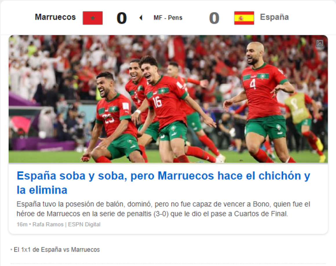 Habló Faitelson: Prensa arremete contra España tras eliminación