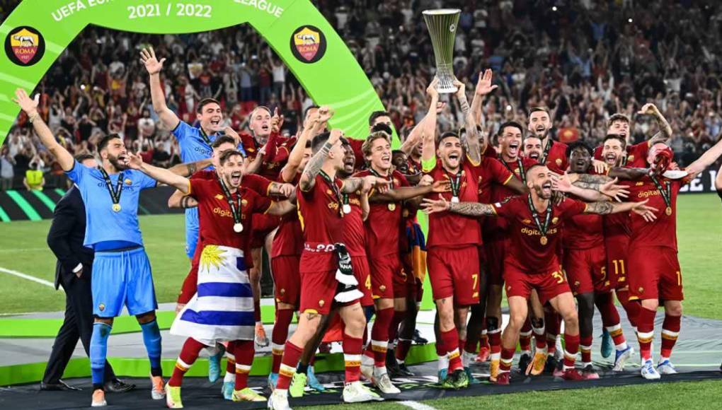 ¡Campeones! La Roma y Mourinho se llevan la primera Conference League