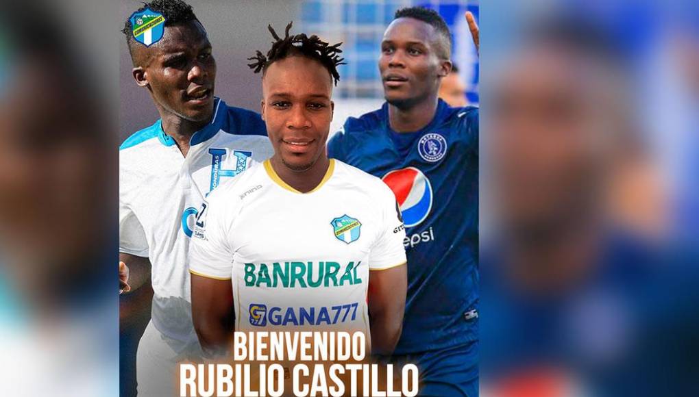 Oficial: Rubilio Castillo es nuevo jugador del Comunicaciones de Guatemala