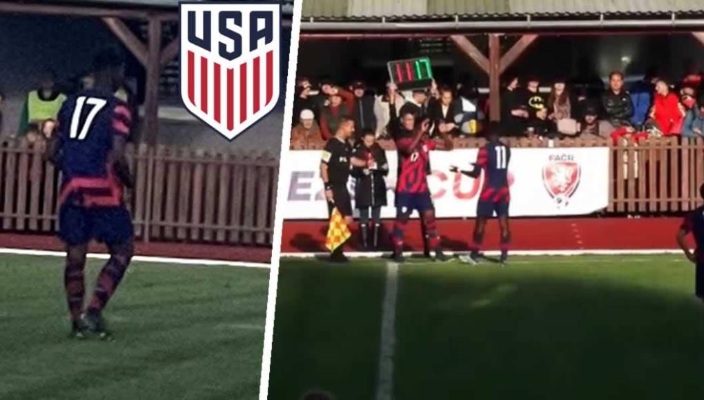 Keyrol Figueroa debutó con la Sub-17 de Estados Unidos en derrota ante Eslovaquia