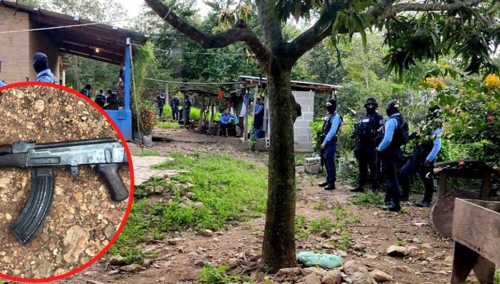 Policías abaten a presunto líder de banda criminal en Olancho