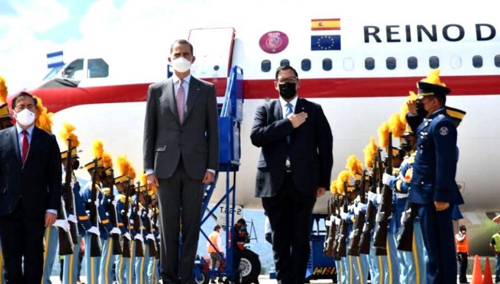 Rey de España llega a Honduras para presenciar toma de posesión de Xiomara Castro
