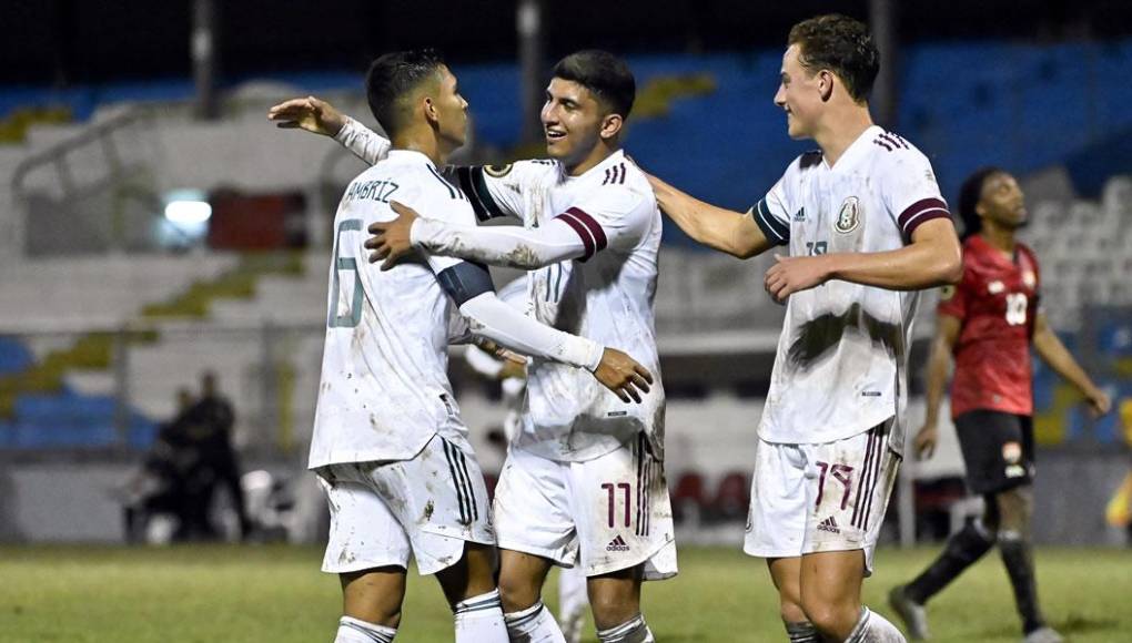 México avanza a octavos de final del Premundial Sub-20 con paliza sobre Trinidad y Tobago