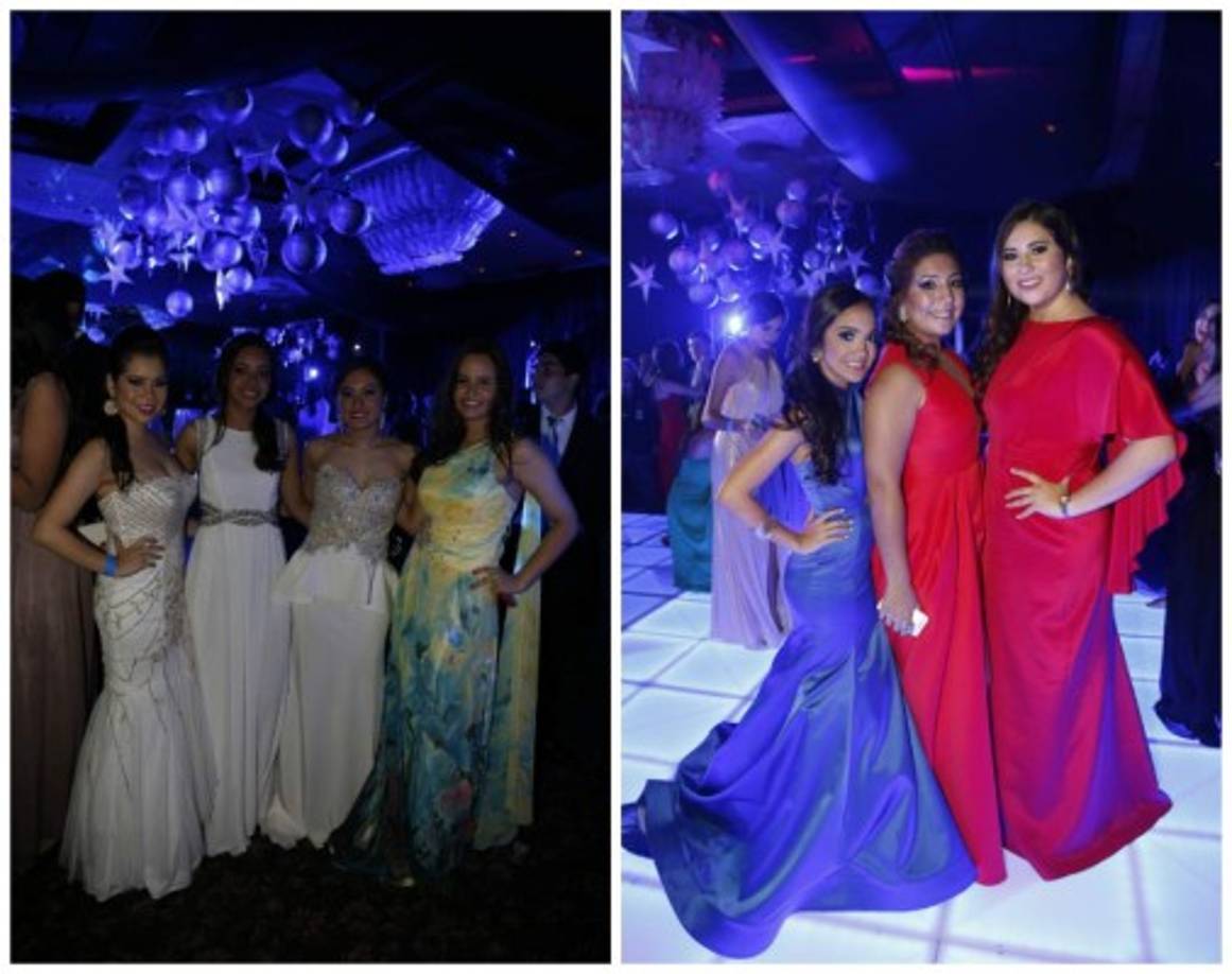 Melissa Cardona, Ale García, Fernanda Medina y Emilia Handal con Lía Pineda, Isabela Solís y Giuliana Larach.