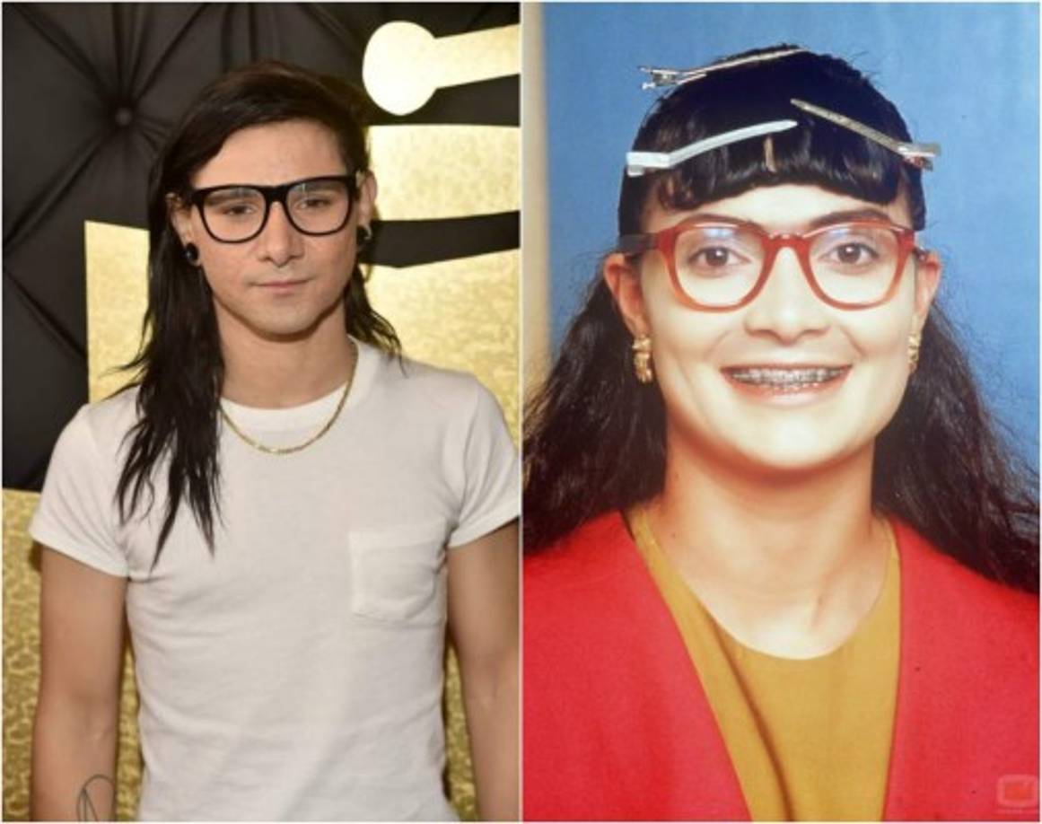 Skrillex causa burlas por su look.