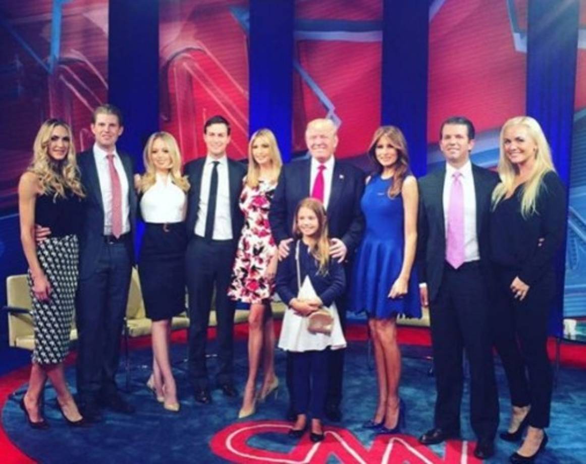 Tiffany Trump se sumó a apoyar la campaña de su padre, Donald Trump, junto a los otros hijos mayores del magnate.