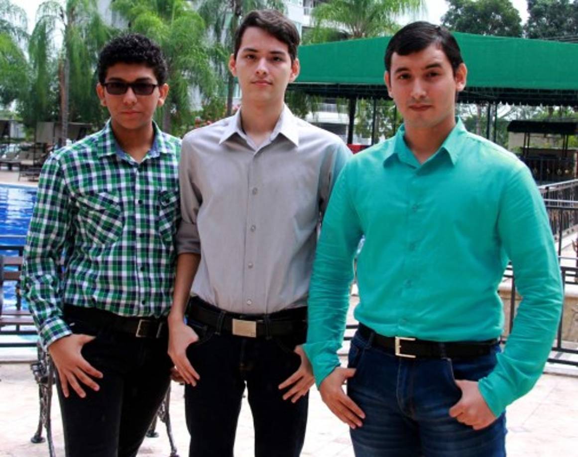 Edwin García, Carlos Murillo y Cris Montoya.