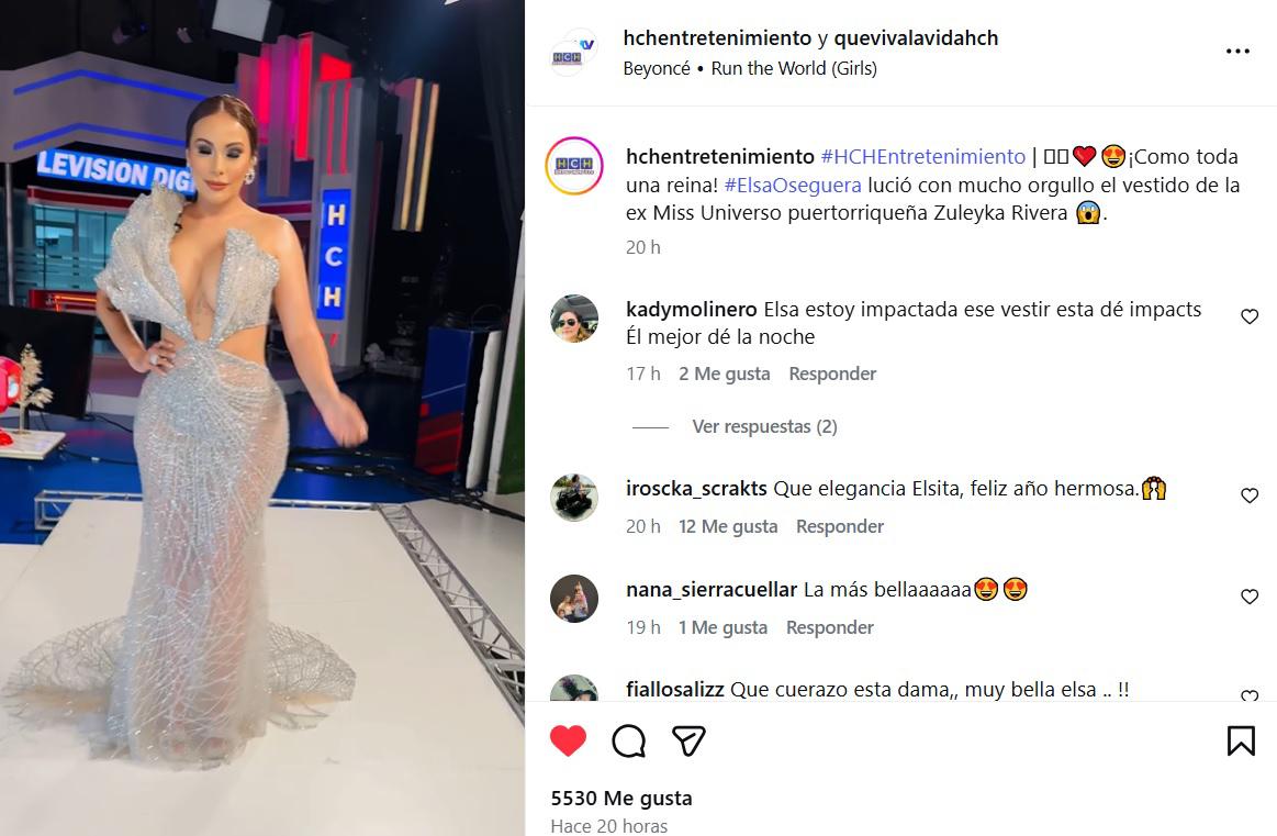 Elsa Oseguera lució el mismo vestido de Zuleyka Rivera, Miss Universo 2006