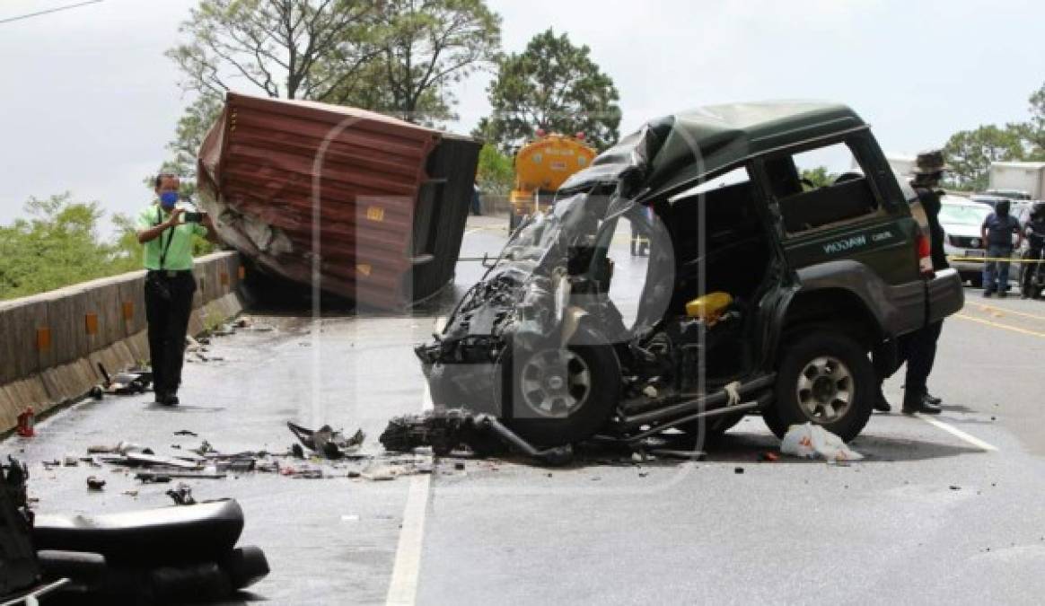 En el accidente también falleció Windel Manuel Medina Castro.