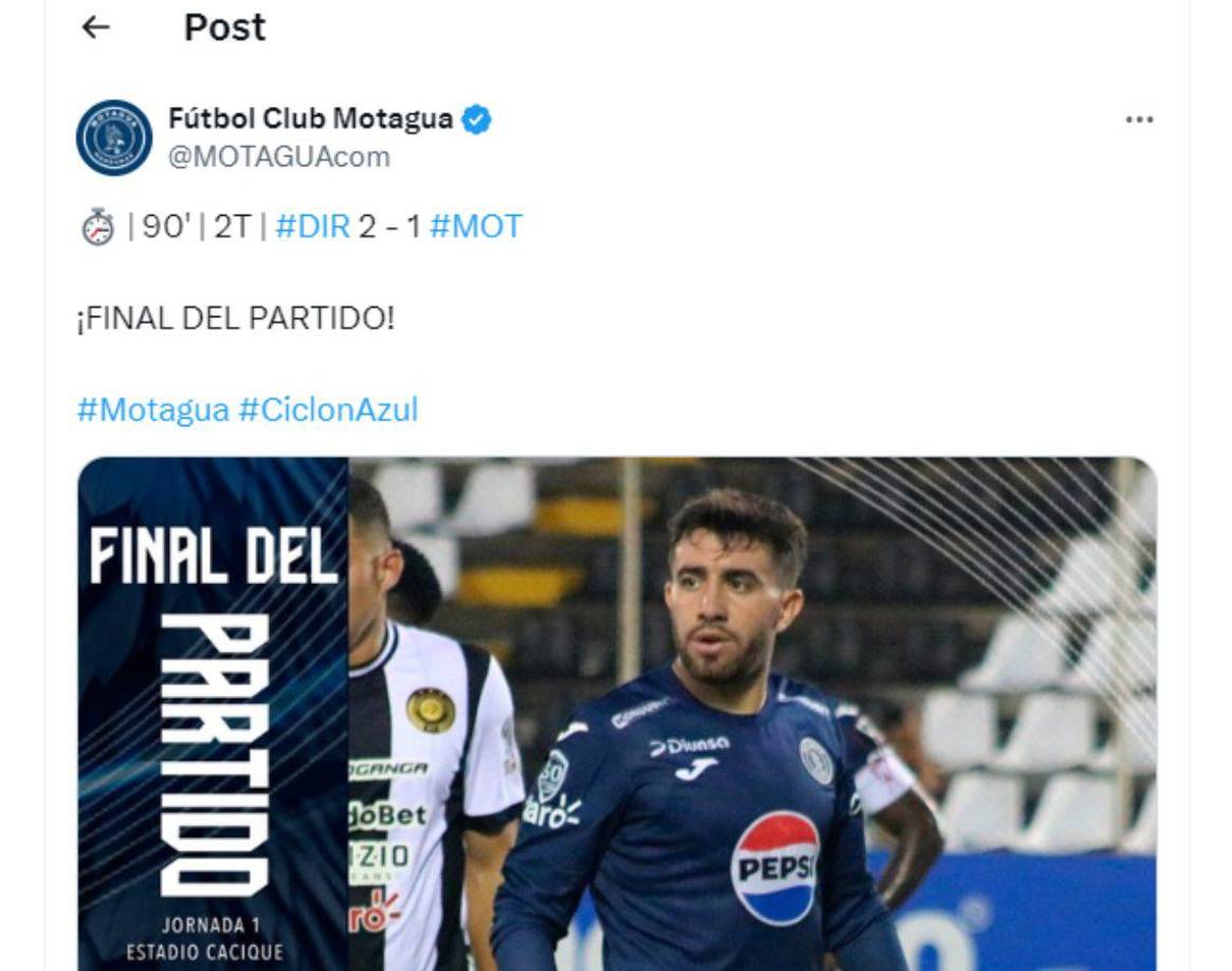 Las redes sociales explotaron y Motagua recibe duras críticas por su caída en Nicaragua en un amargo debut por la Copa Centroamericana. 