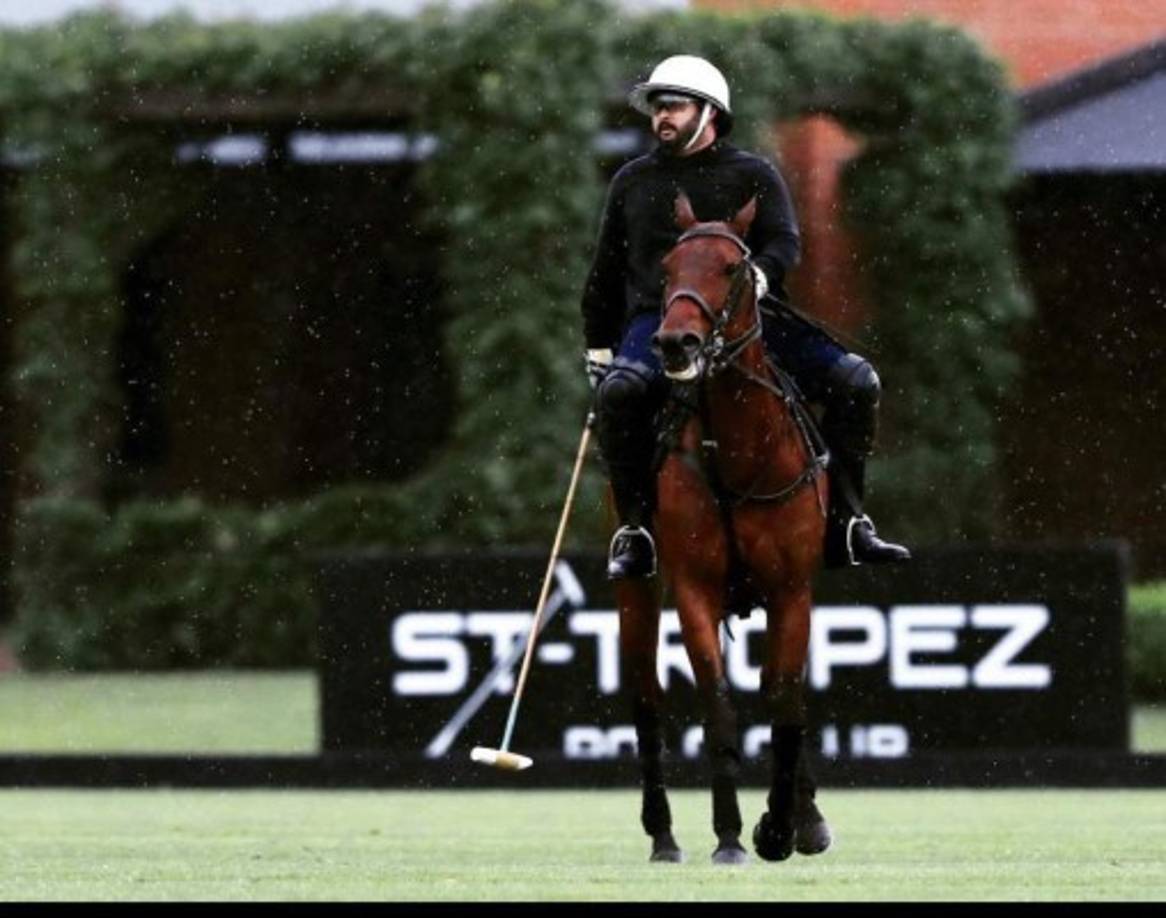 Otra de sus pasiones es el juego del polo y los caballos.