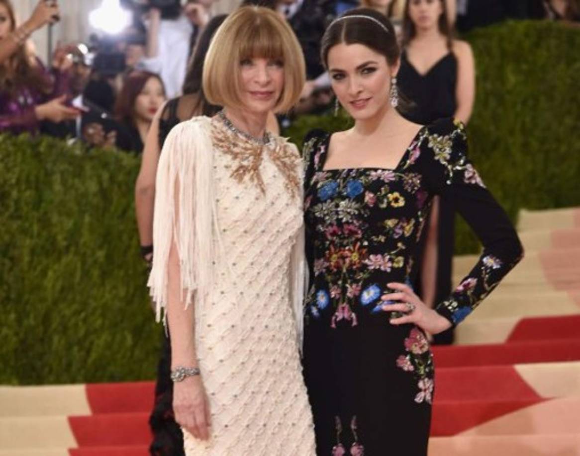 Anna Wintour acompañada de su hija Bee Shaffer.