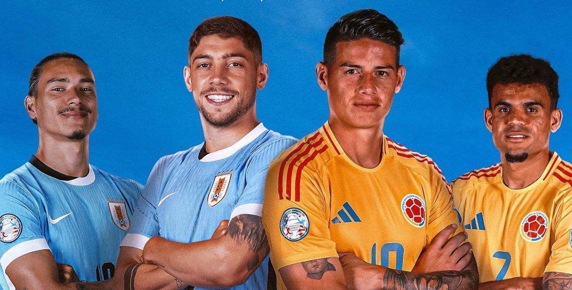 ¿A qué hora juega Uruguay vs Colombia en semifinal de Copa América 2024?