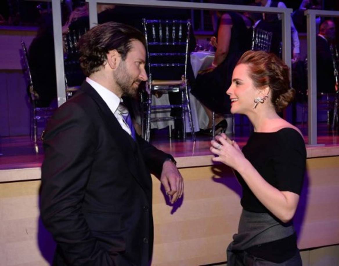 Emma Watson y Bradley Cooper.