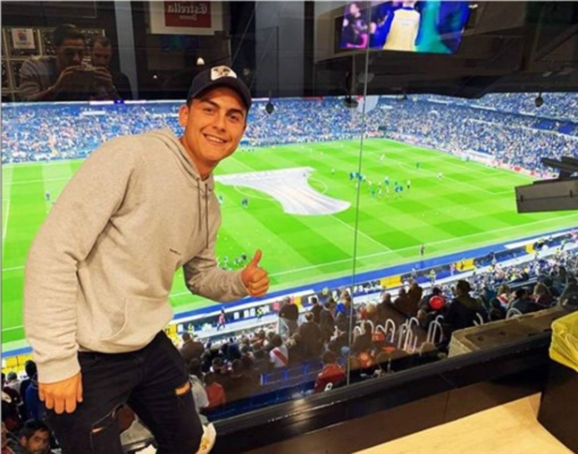Paulo Dybala llegó al Bernabéu desde Turín.
