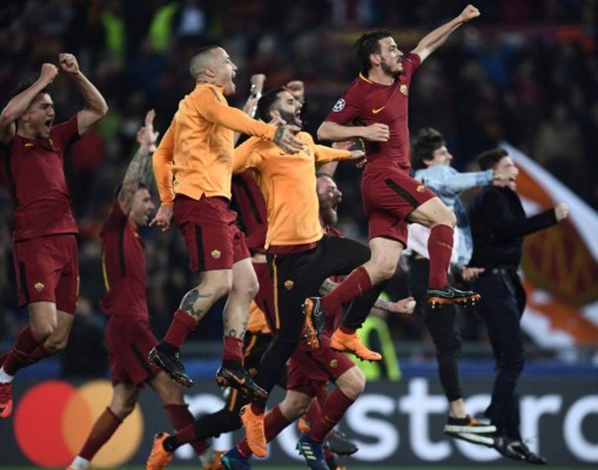 Los jugadores romanos han hecho la hazaña de eliminar al Barcelona