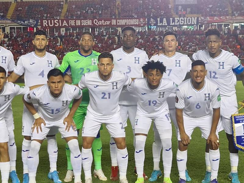 El 11 titular de Honduras que le sacó el empate a Panamá. Foto Fenafuth.