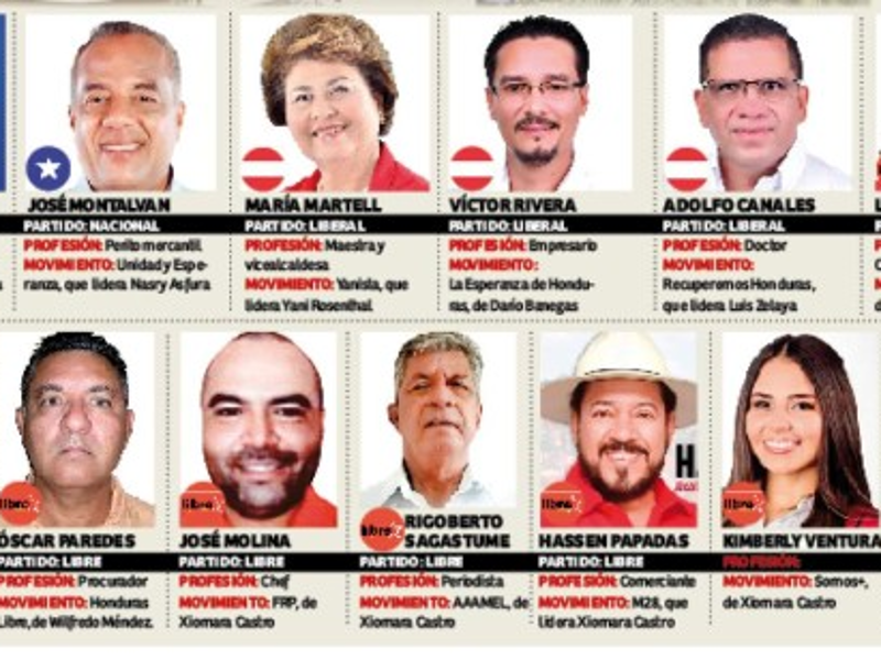 Nueve Hombres y cuatro mujeres buscan ganar las elecciones primarias.