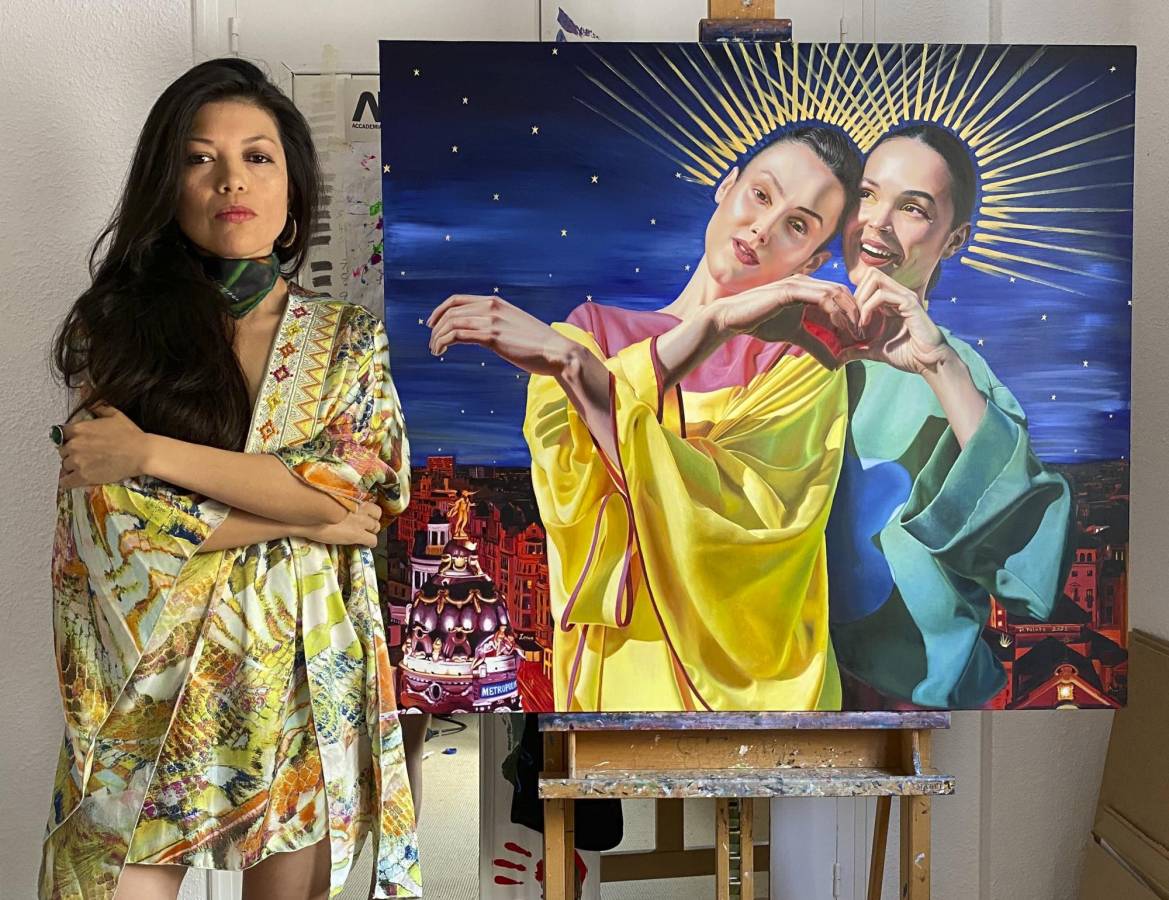 La pintora hondureña Patricia Nieto estará en Pasarela Latinoamericana