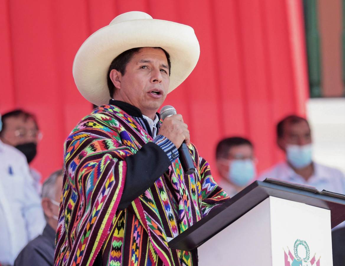 Pedro Castillo celebró recientemente los primeros 100 días de gobierno en Perú.
