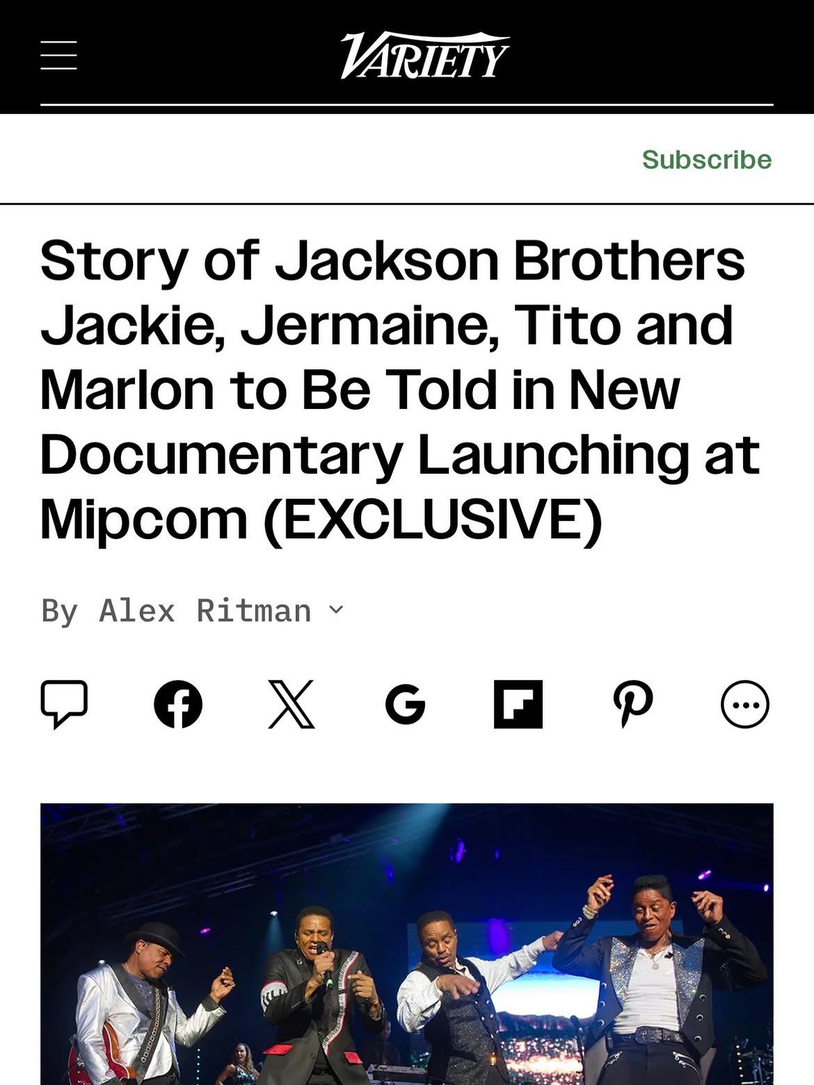 Cuatro de los Jackson Five narran su historia en un documental sin Michael Jackson