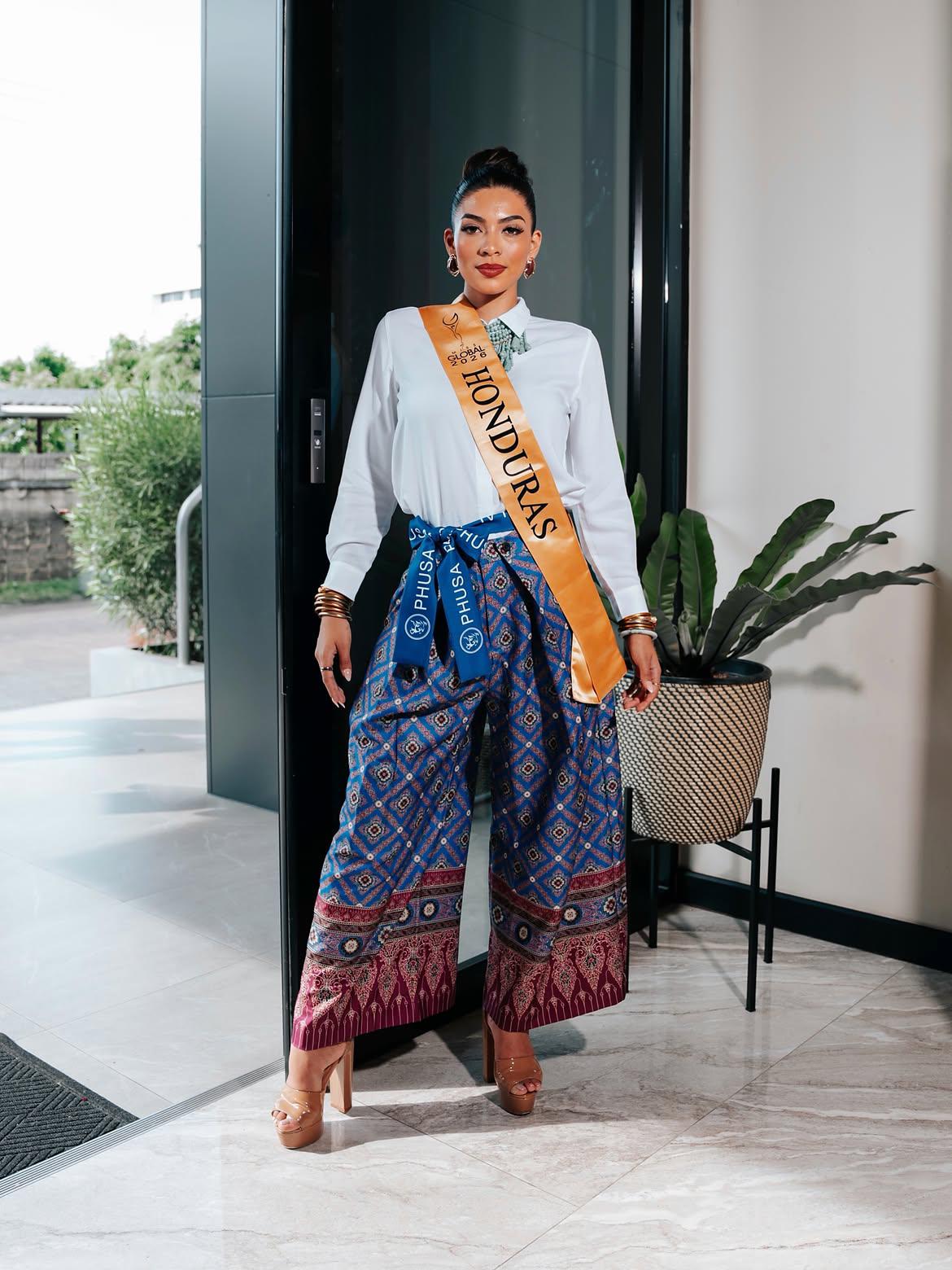 Brittany Boltinhouse dedica mensaje a Honduras y a las mujeres en Miss Global