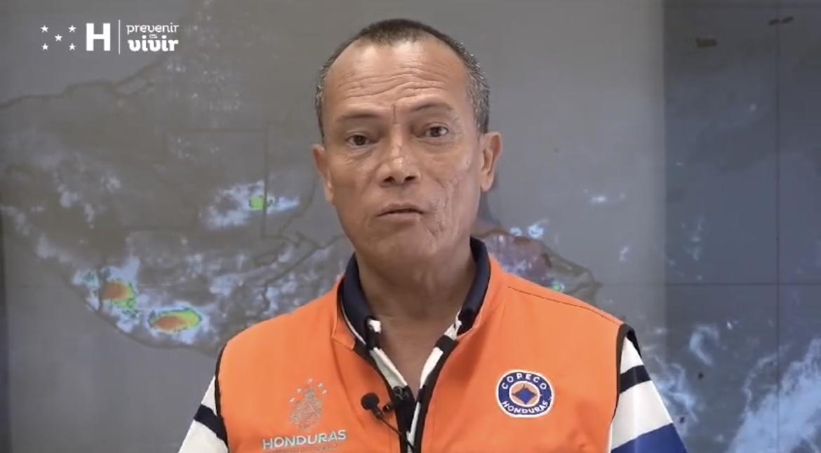 Óscar Lagos, meteorólogo de Cenaos-Copeco.