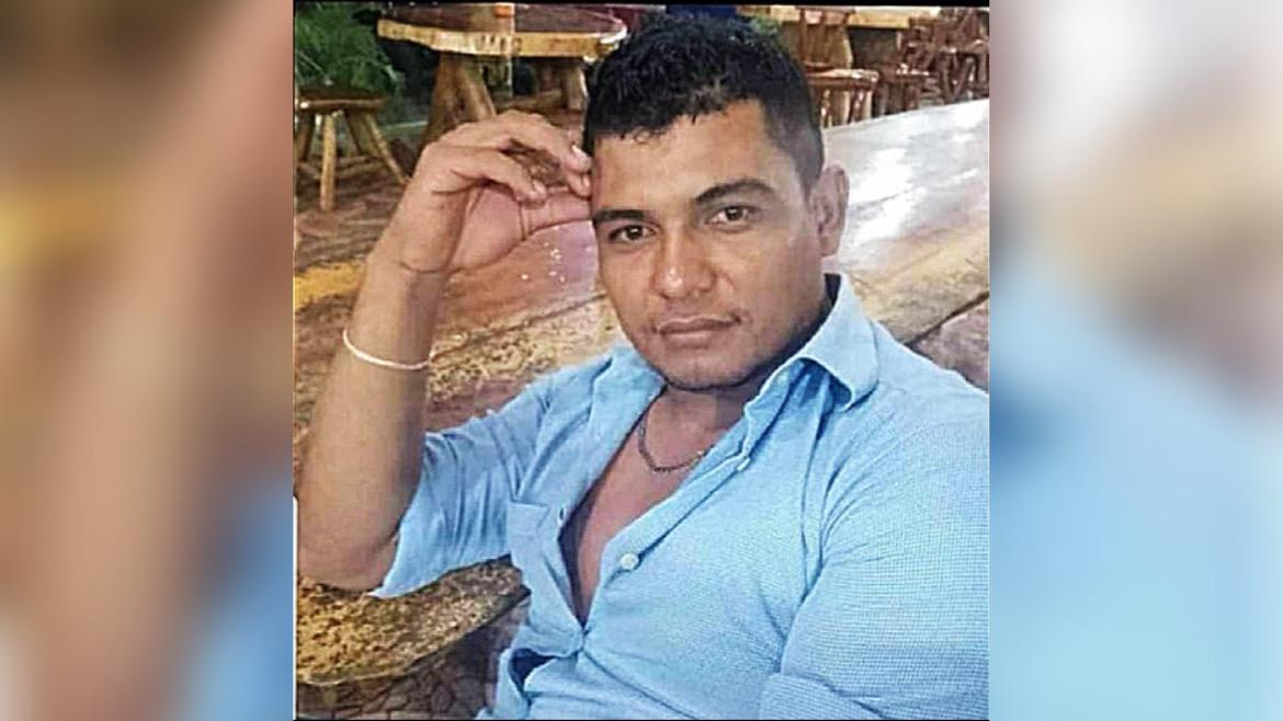 Foto en vida de Juan Carlos Ceballos, quien pereció en el Hospital de Occidente, tras ser atacado a disparos por una fémina.