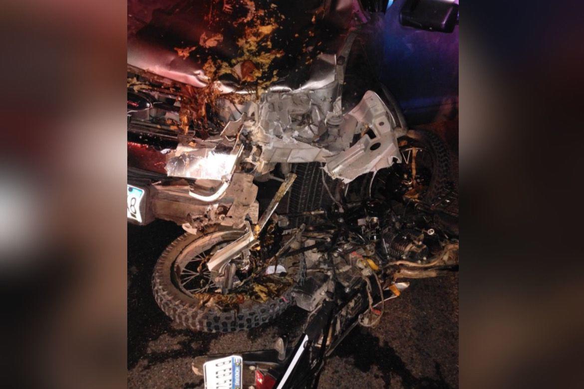 Pareja en motocicleta muere tras chocar con pickup en Trinidad, Santa Bárbara