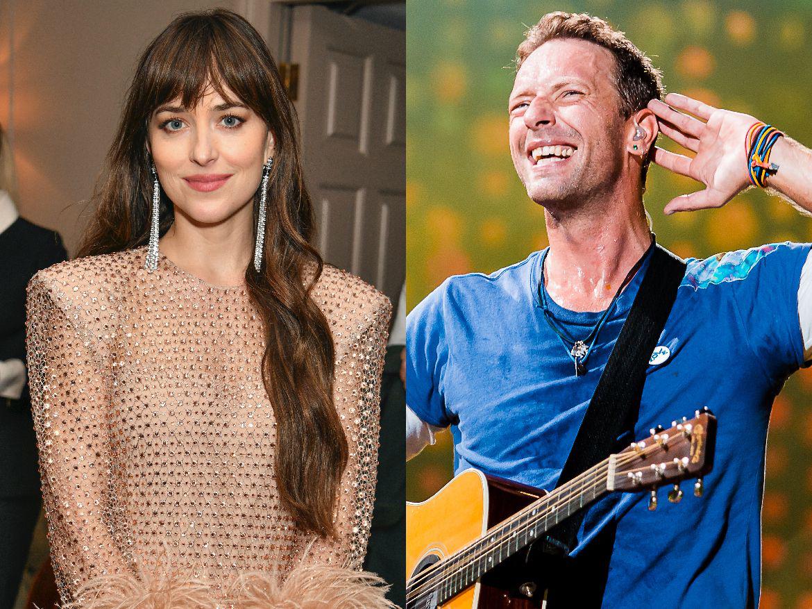 ¡Qué romántico! Chris Martin le declara su amor a Dakota Johnson en pleno concierto