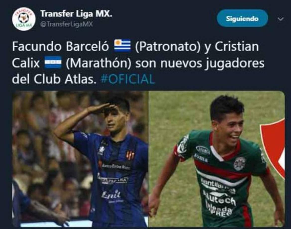 Cálix resolverá un tema migratorio en tierras aztecas y se estará incorporando a la filas del equipo en donde será evaluado por el técnico argentino Guillermo Hoyos