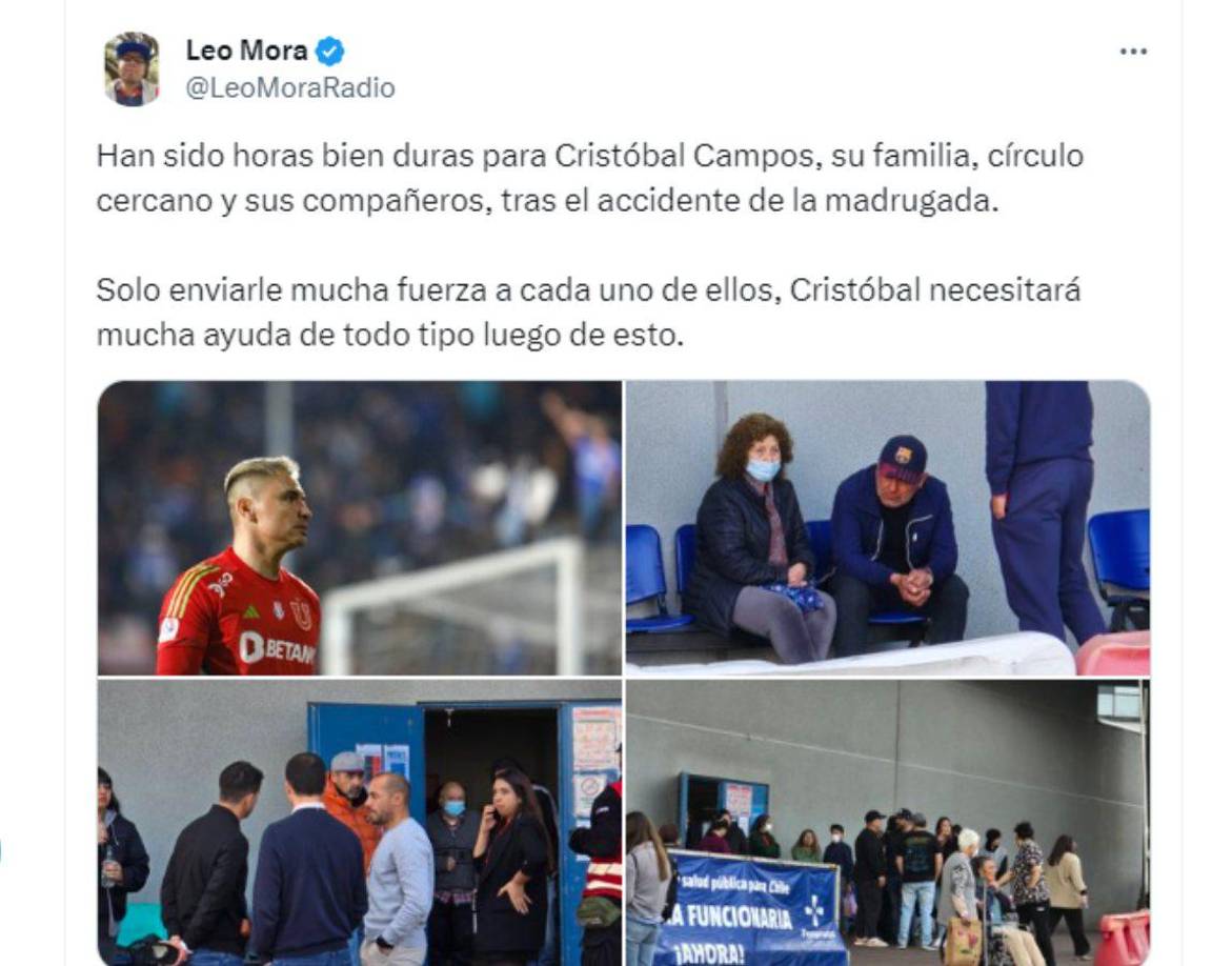 La hermana del portero informó que a Cristóbal le realizaron una segunda intervención en su pie derecho.