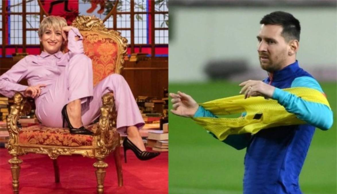 La actriz y humorista española Susi Caramelo ha causado revuelo al confesar que rechazó una invitación de nada más y nada menos que del astro argentino Lionel Messi. Fotos Facebook Messi y Susi Caramelo.