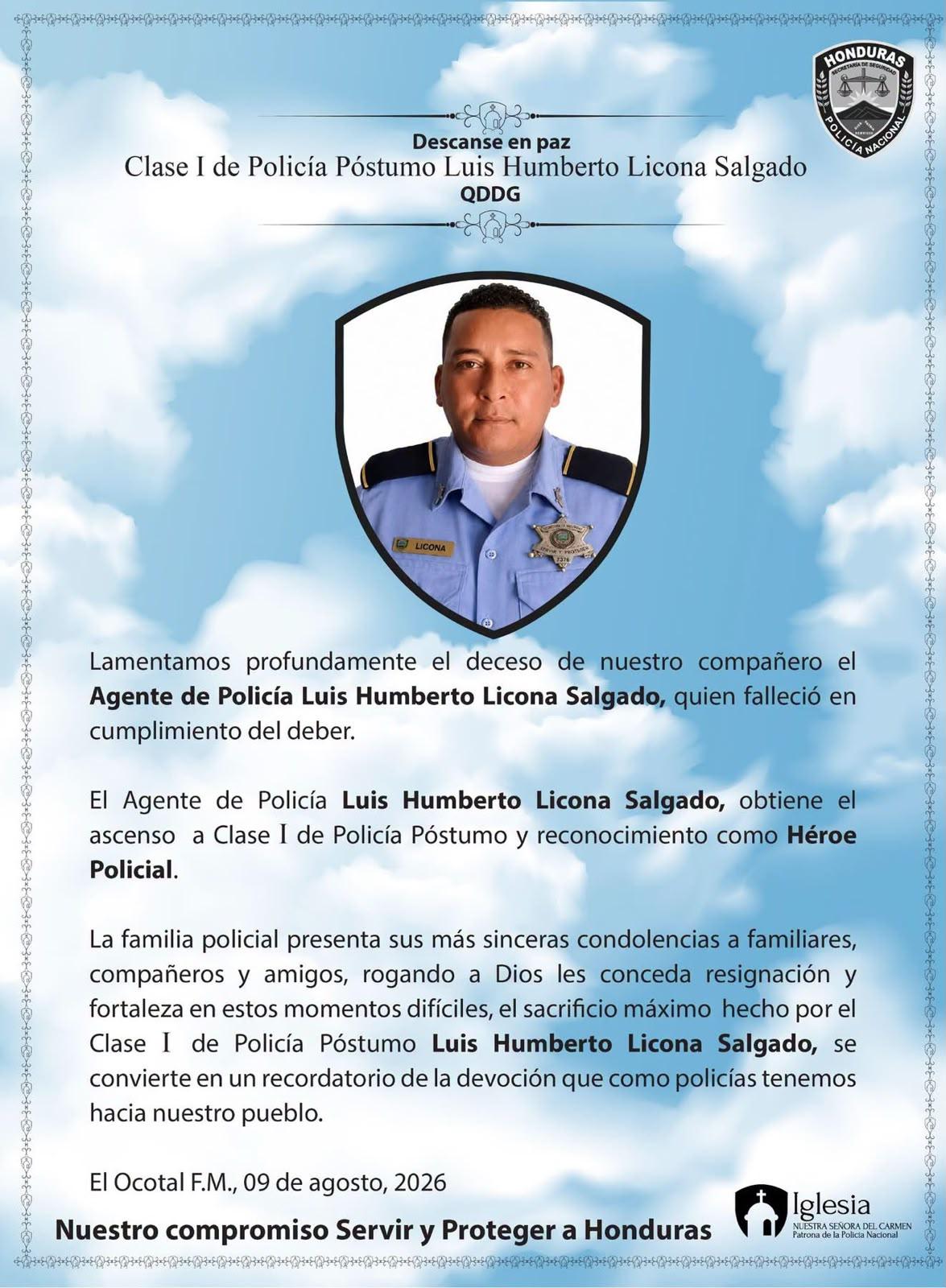 Policías llegaron tras una denuncia y fueron recibidos a disparos en El Tigre, Olancho