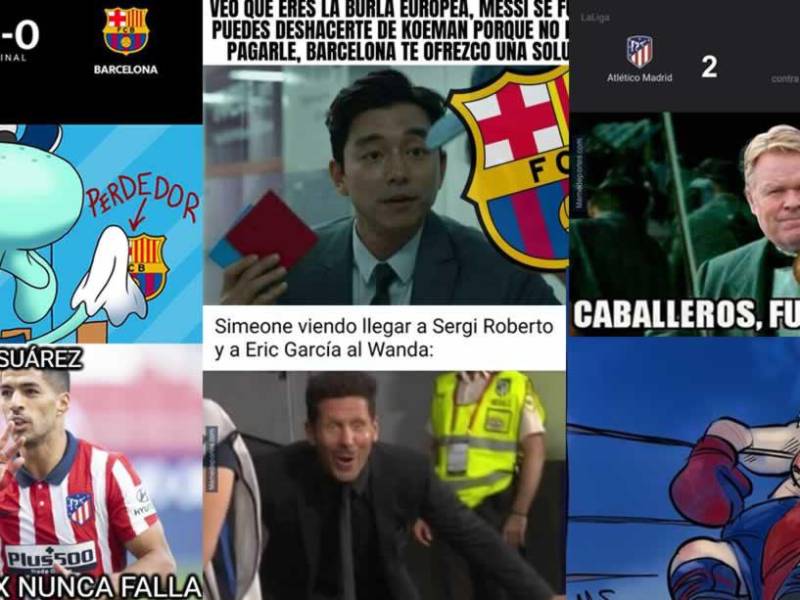 Los divertidos memes que dejó la derrota del Barcelona en su visita al Atlético de Madrid en la Liga Española. No perdonan a Ronald Koeman.