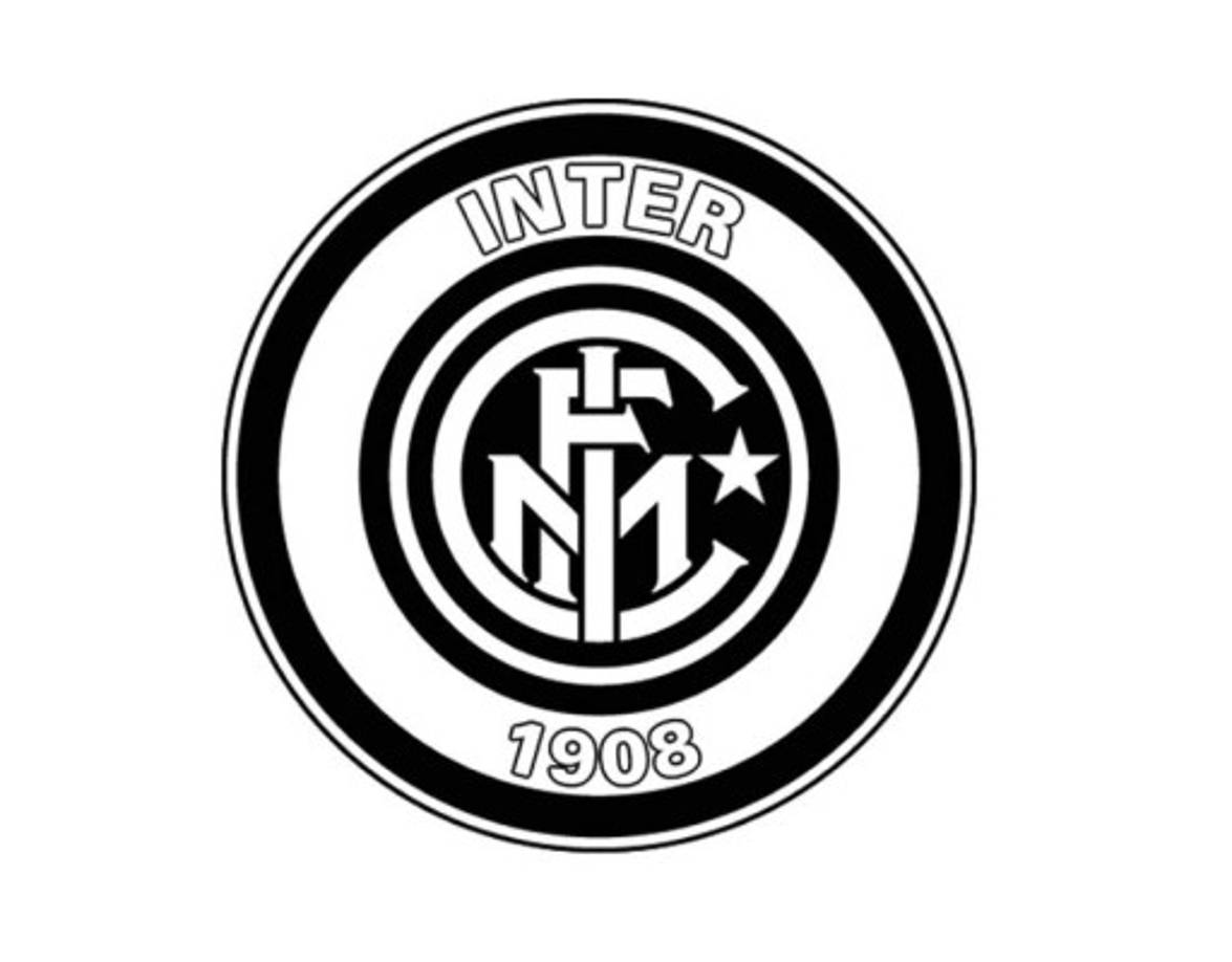 El primer escudo del Inter de Milán, fundado el 9 de marzo de 1908.