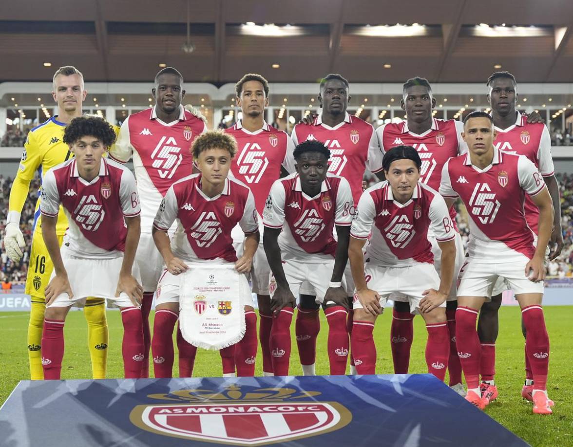 Los 11 titulares del AS Mónaco que le pasó por encima al FC Barcelona.