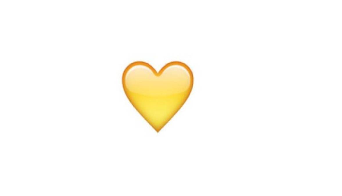 Corazón amarillo: Se usa para expresar que entregas un amor sin condiciones, sin mentiras, sin resentimientos.
